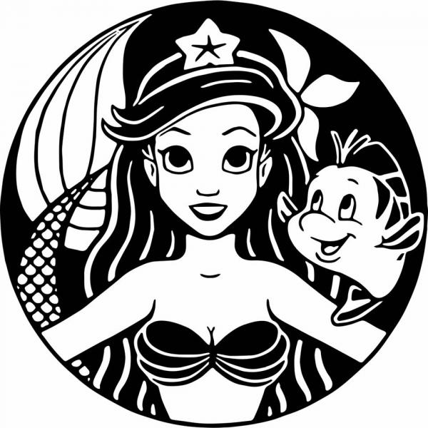 Download Little Mermaid .SVG file for Cricut - 2D Resources - ShareCG