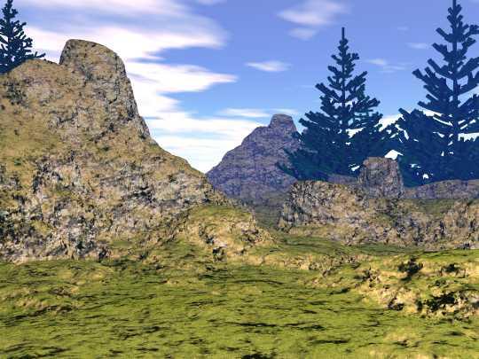 free mountain 3d model